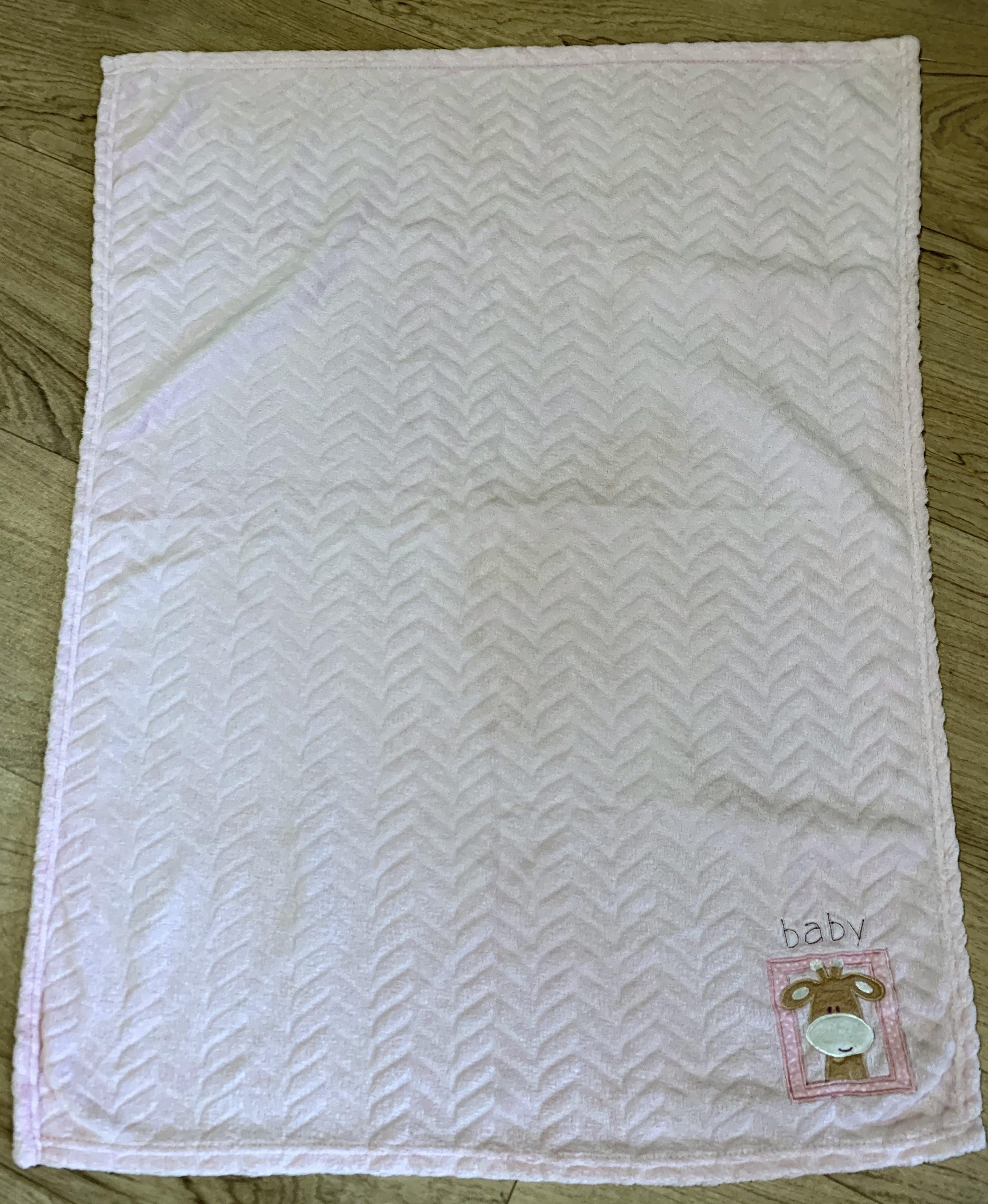 Dětská růžová deka 97 x 72 cm