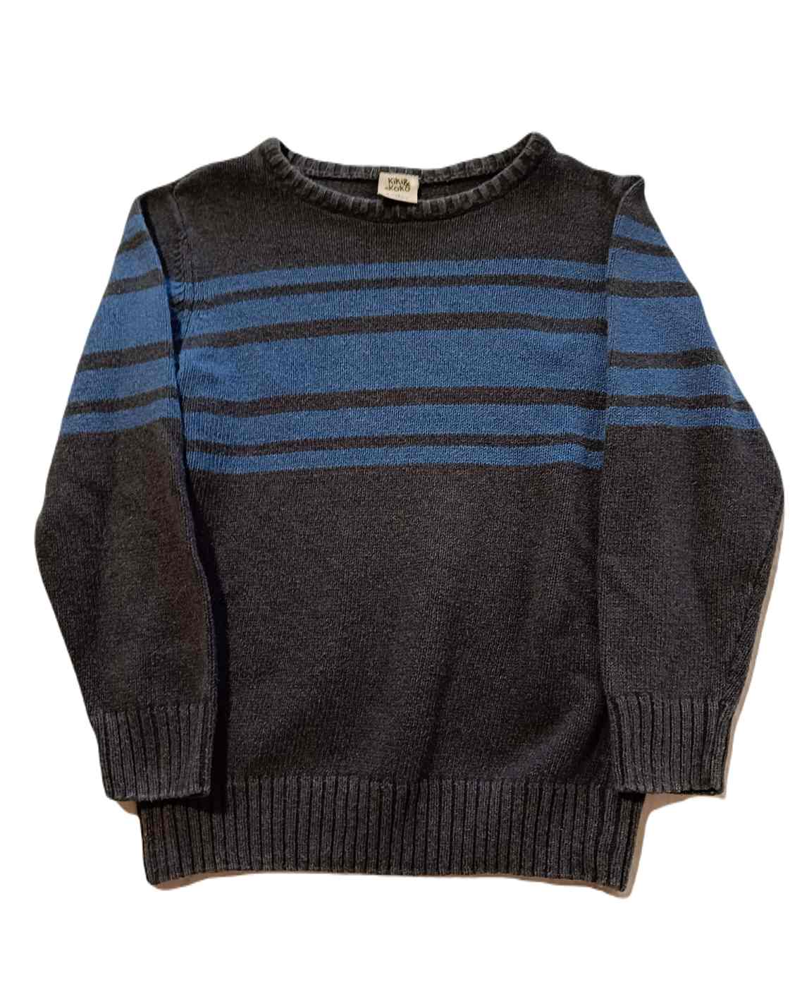 Chlapecký svetr s proužkem 110